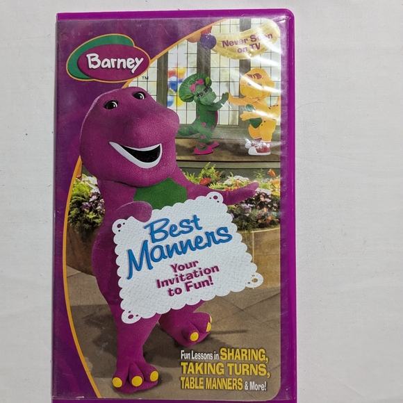 Barney VHS Lot Of 3 tested and works Best Manners, Barney Songs, Christmas - Picture 2 of 16